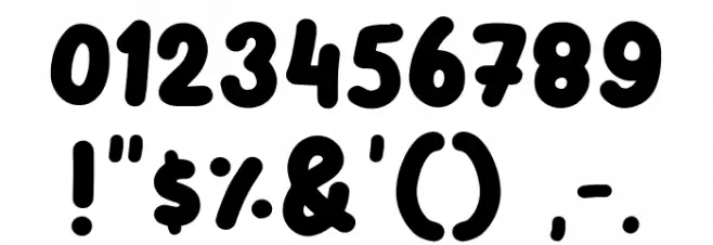 Fruit Days Font OTHER CHARS