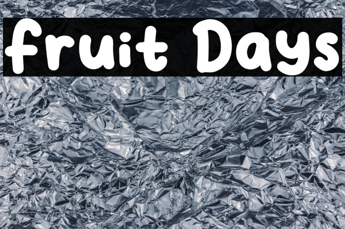 Fruit Days Example 2