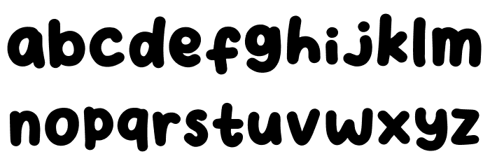 Fruit Days Font LOWERCASE