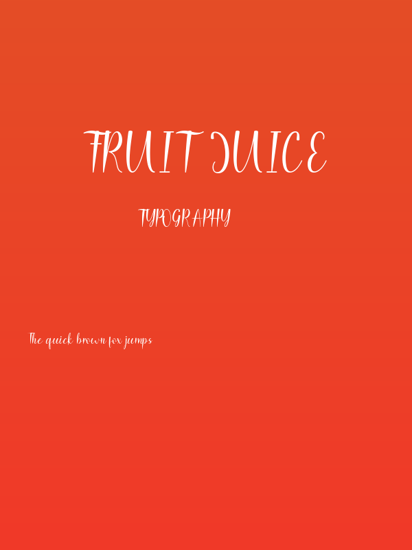 Fruit Juice Poster