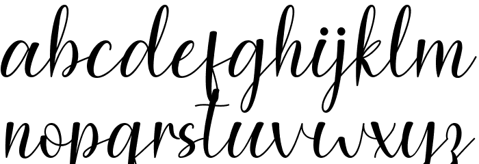 Fruit Juice Font LOWERCASE