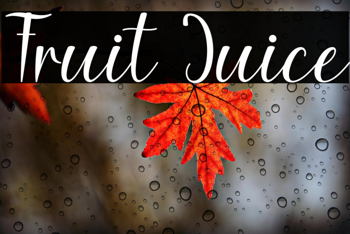 Fruit Juice Example 2