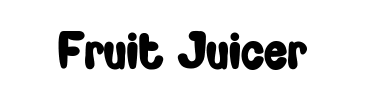 Fruit Juicer  Descarca Fonturi Gratis