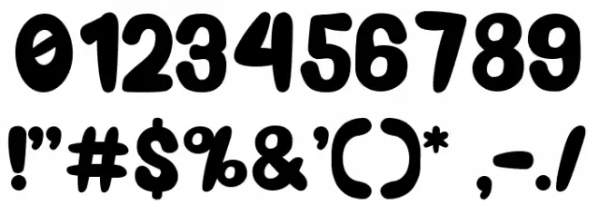 Fruit Juicer Font OTHER CHARS