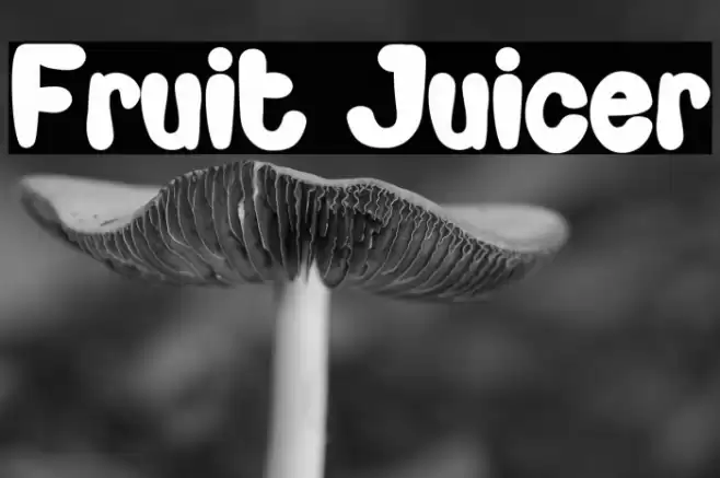 Fruit Juicer Font examples