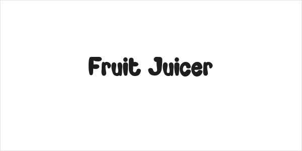 Fruit Juicer Logo