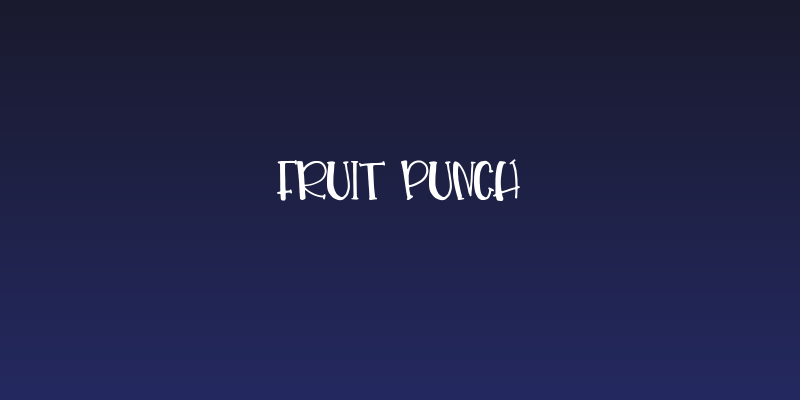 Fruit Punch Social Header