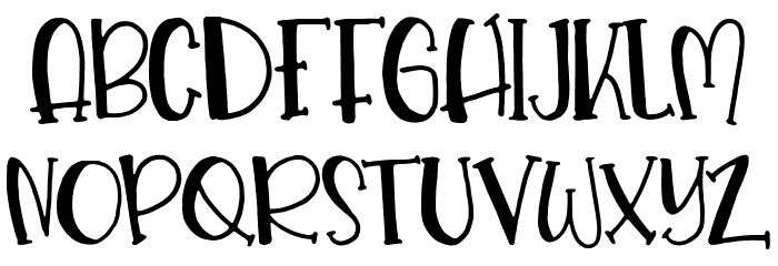 Fruit Punch Font LOWERCASE
