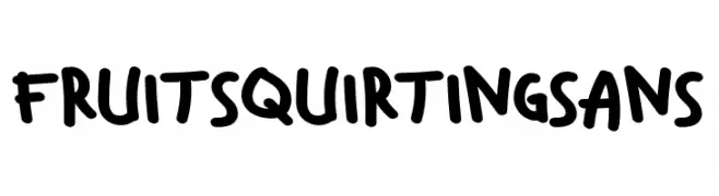 Fruit Squirting Sans  Frei Schriftart Herunterladen