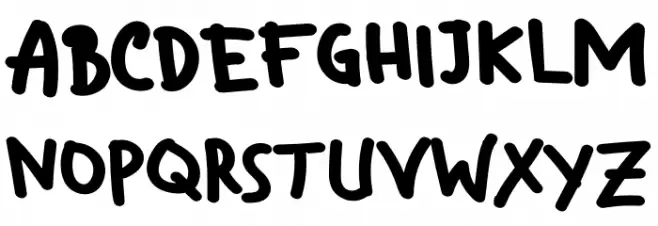 Fruit Squirting Sans Polices MAJUSCULES