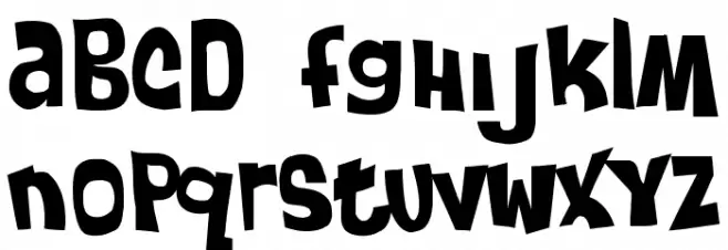 FruitForEars Medium Font Litere mari