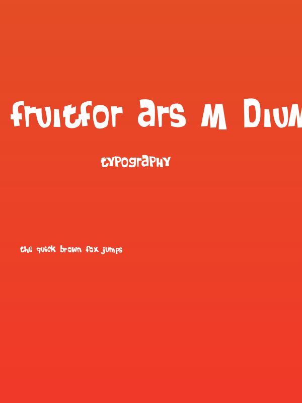 FruitForEars Medium Poster