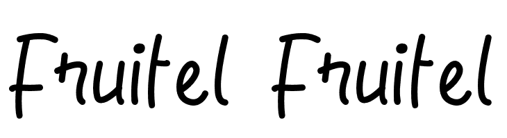 Fruitel-Fruitel  Fuentes Gratis Descargar