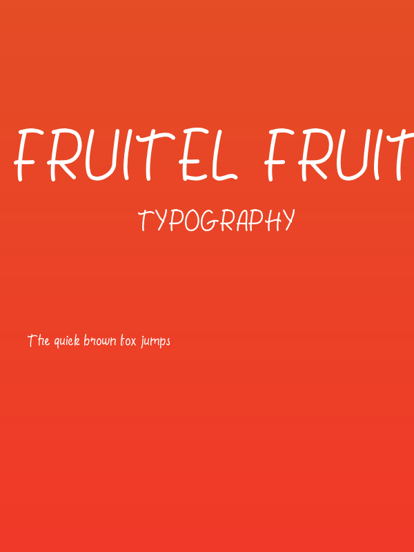 Fruitel-Fruitel Poster