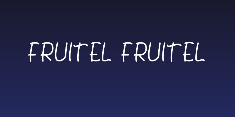 Fruitel-Fruitel Social Header