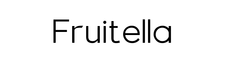 Fruitella  font caratteri gratis