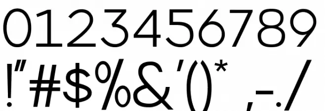 Fruitella Caratteri ALTRI CARATTERI