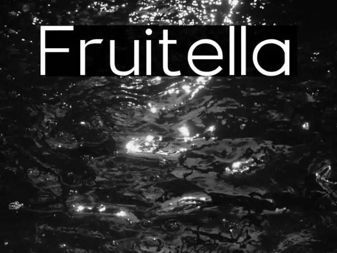 Fruitella Font examples