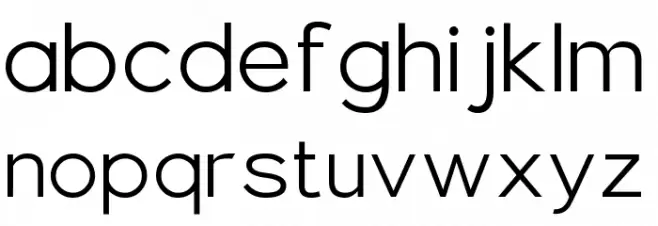 Fruitella Caratteri MINUSCOLO