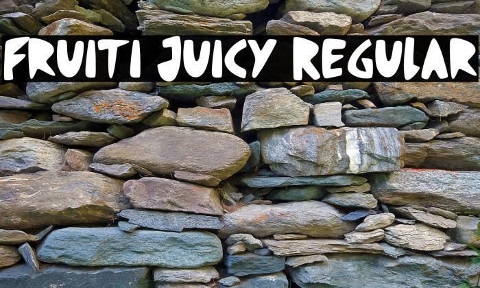 Fruiti Juicy Regular Example 2