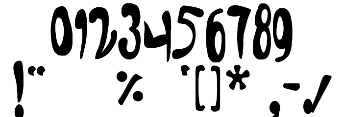 Fruitopia Font OTHER CHARS