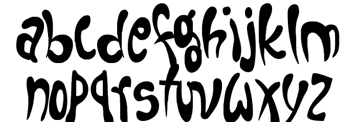 Fruitopia Font LOWERCASE