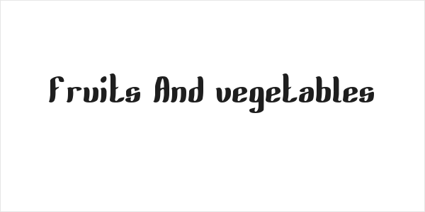 Fruits And vegetables Logo