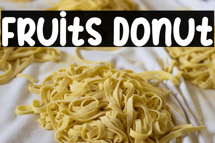 Fruits Donut Example 3