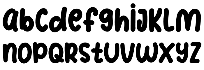 Fruits Donut Font LOWERCASE