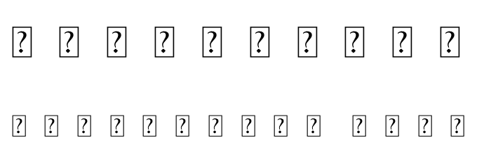 Fruitty Font OTHER CHARS