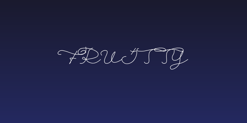 Fruitty Social Header