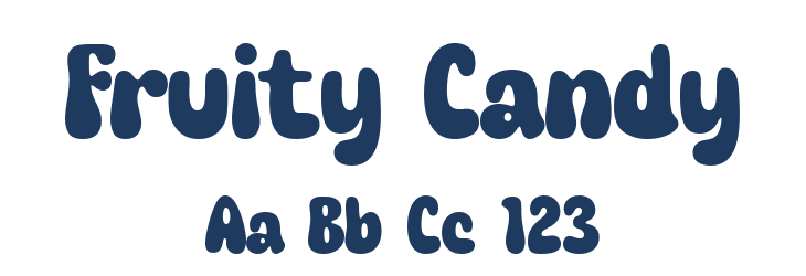 Fruity Candy Font Preview