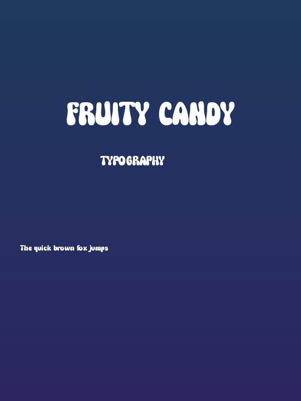 Fruity Candy Poster