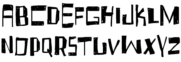 Fruity Drink Carbonated Font LOWERCASE