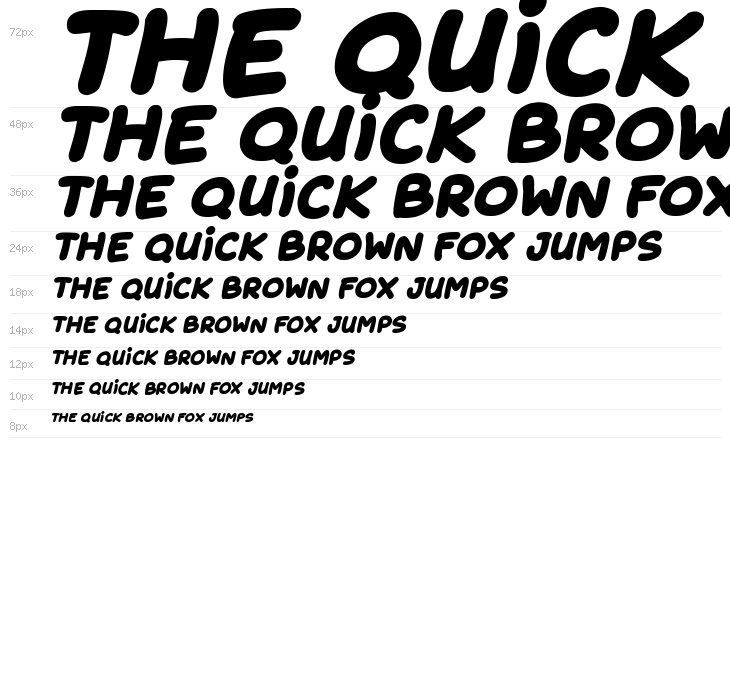 Fruity Juice Italic Waterfall