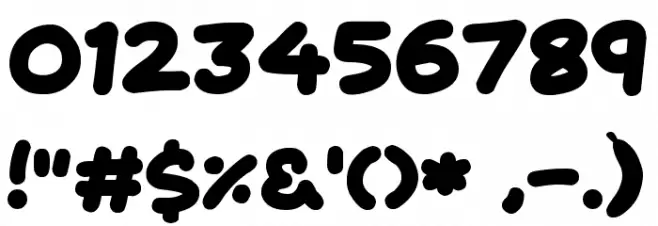 Fruity Juice Font OTHER CHARS