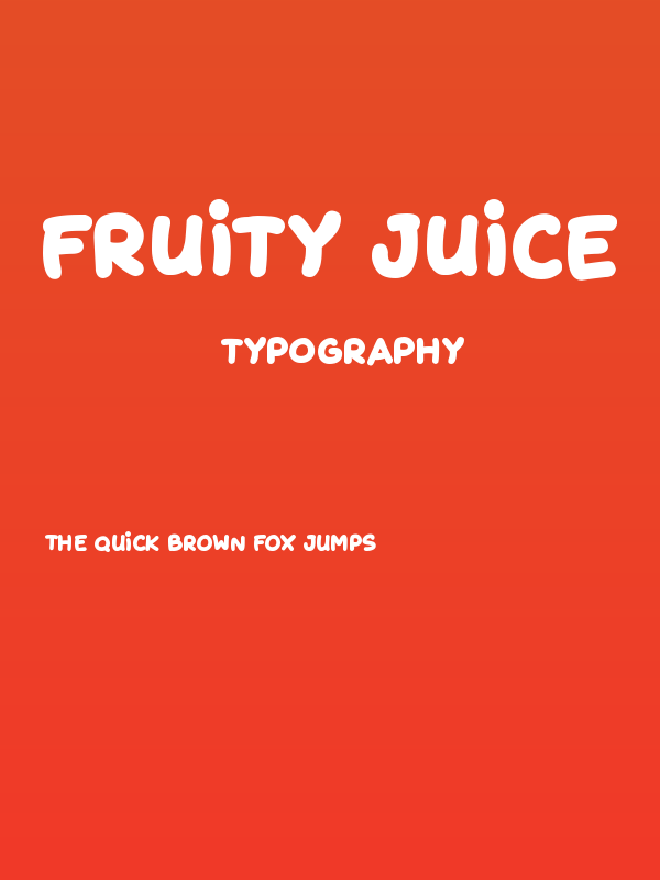 Fruity Juice Poster