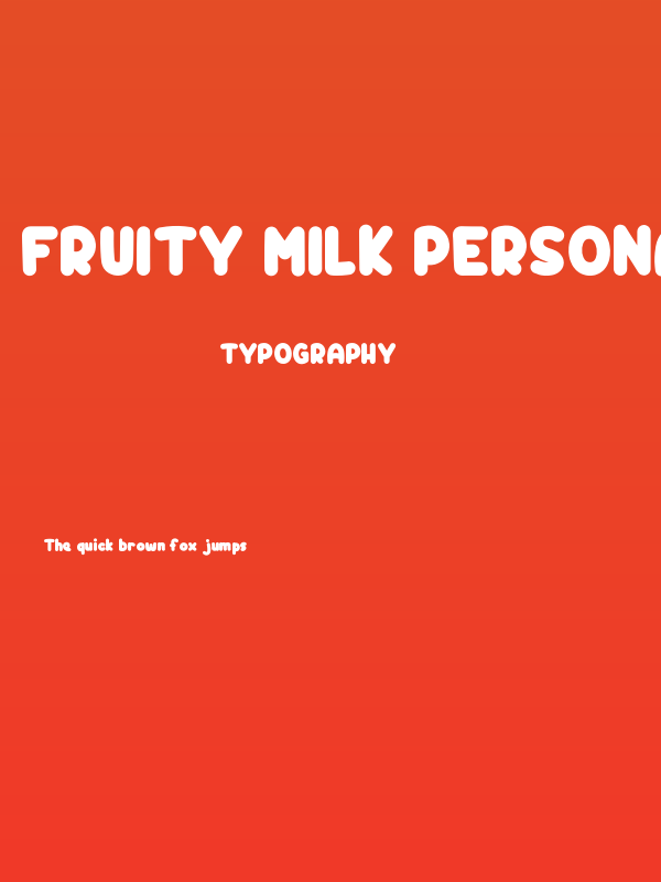 Fruity Milk PERSONAL USE ONLY! Poster