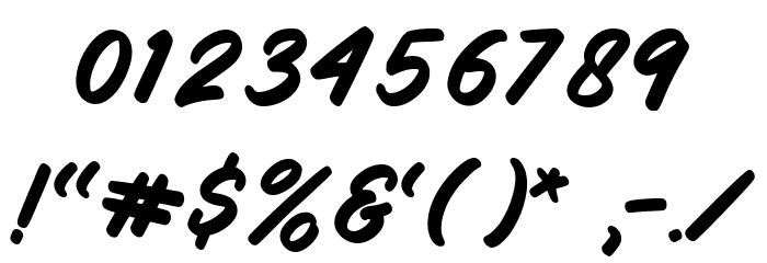 Fruity Stories Font OTHER CHARS