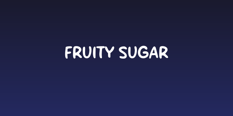 Fruity Sugar Social Header