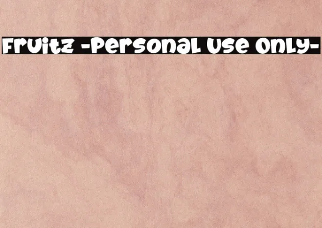 Fruitz -Personal Use Only- Example 3