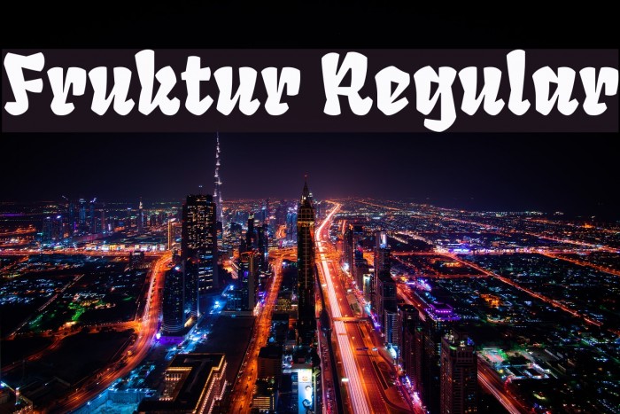 Fruktur Regular Example 3