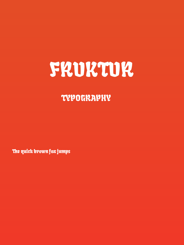 Fruktur Poster