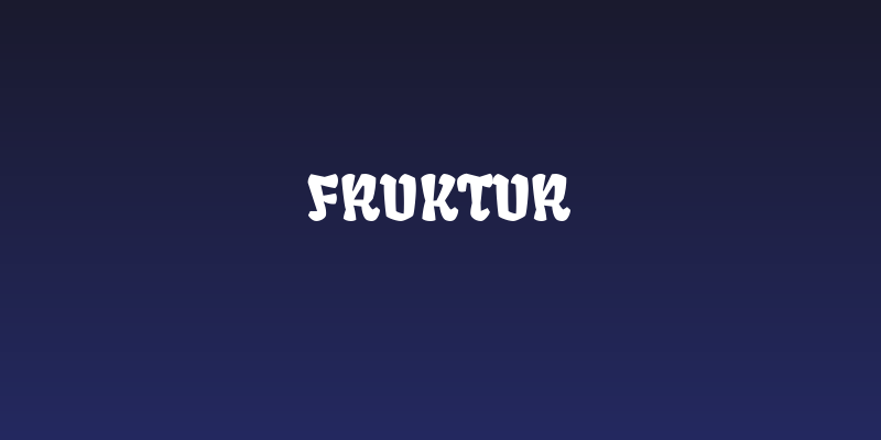 Fruktur Social Header