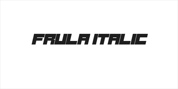 Frula Italic Logo