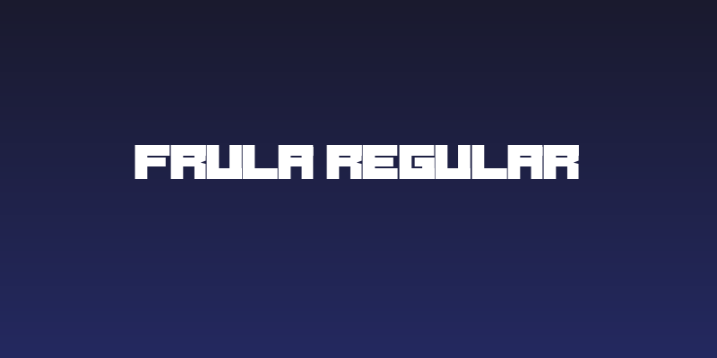Frula Regular Social Header