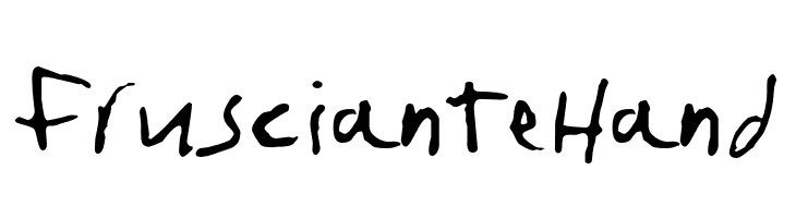 FruscianteHand  免费字体下载