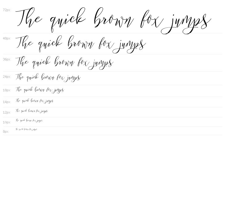 Frutilla Script Regular Waterfall