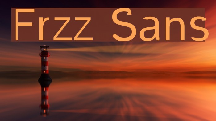 Frzz Sans Font examples