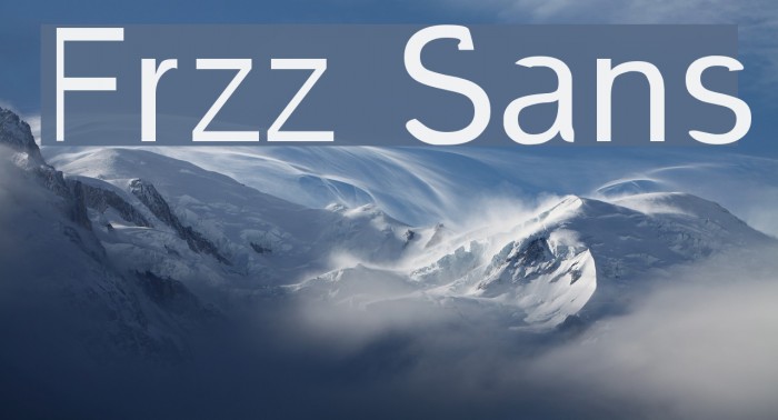 Frzz Sans Font examples